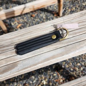 Portland Leather NWOT (Black) Small Tassel Keychain.